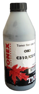 Тонер Oki C310/510 (160 г, банка) black TONEX
