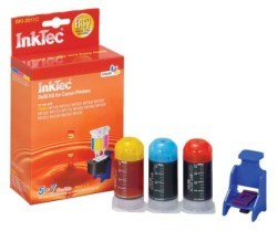 Заправочный набор Canon BKI-2011C (InkTec) color - УЦЕНКА - истек срок годности