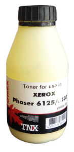 Тонер Xerox 6125/6130 (40 г, банка) yellow TONEX