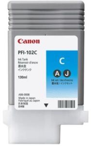 Заправка картриджа Canon PFI-102C cyan