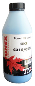 Тонер Oki C310/510 (160 г, банка) cyan TONEX