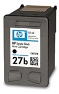 Заправка картриджа HP 27b (C8727BE) black